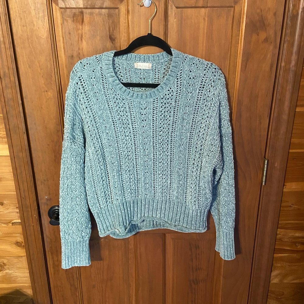 Altar'd State Light Blue Knit Sweater